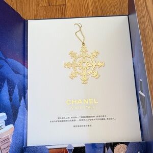 CHANEL 2024 Gold Snowflake Ornament